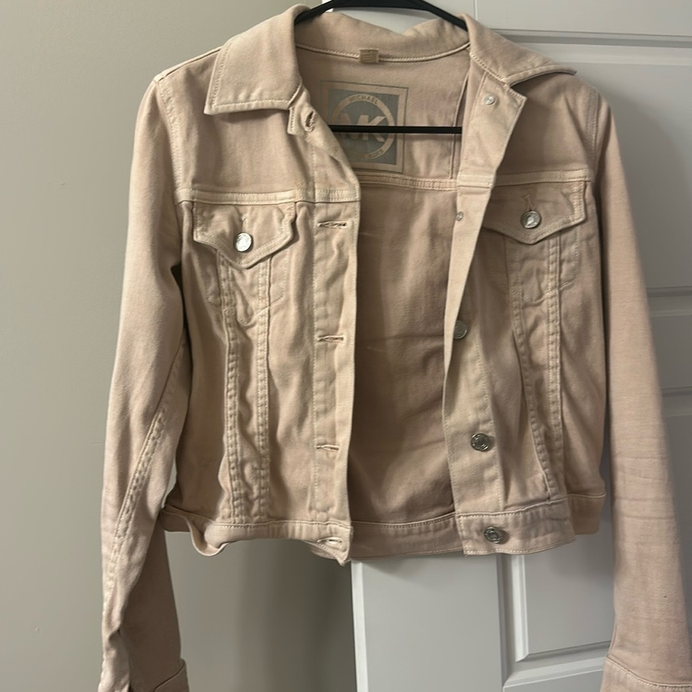 Michael Kors Pink (Blossom) Denim Jacket